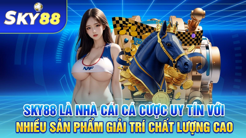 SKY88 là nhà cái cá cược uy tín với nhiều sản phẩm giải trí chất lượng cao